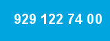 929 122 74 00